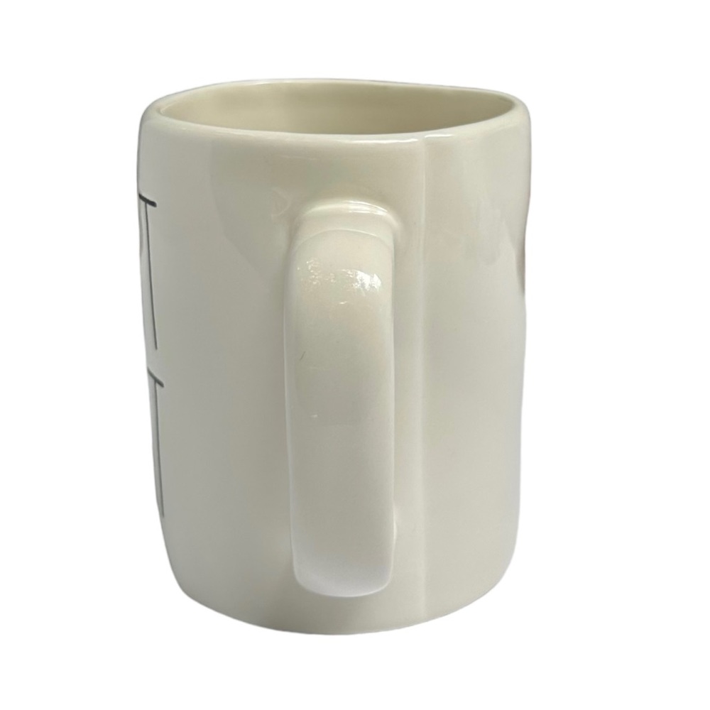 Rae Dunn SILENT NIGHT Mug Christmas White Black Large Letter Ceramic 2017 NWT OG - Picture 4 of 13